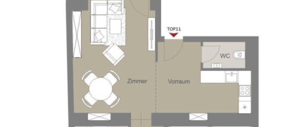 3-salle Appartement à Rudolfsheim-Funfhaus, Austria No. 20631 11