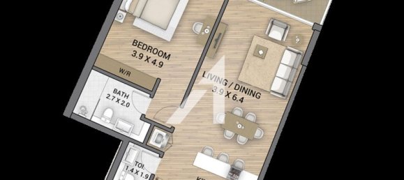 1 Schlafzimmer Wohnung in Dubai, UAE, Nr. 65764 27