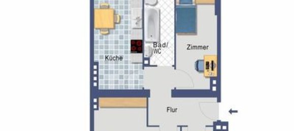 2 rooms Apartment in Reinickendorf, Germany No. 59850 7