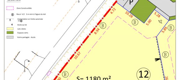 قطعة أرض في Eringhem, France 1180متر مربع رقم 287369 4