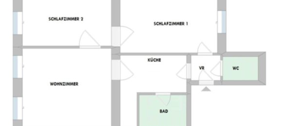 Квартира с 3 комнатами в Бригиттенау, Австрия № 157038 22