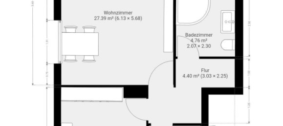 Apartamento de 1 dormitorio en Zehlendorf, Germany No. 344962 18