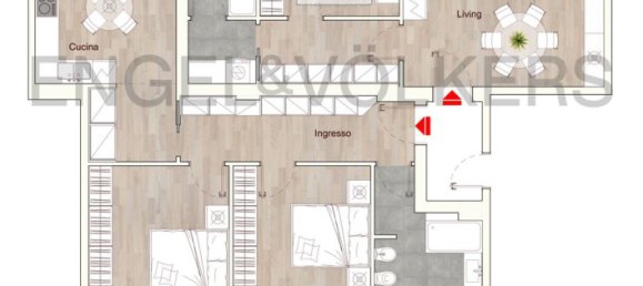 Apartamento de 4 divisões em Milan, Italy N.º 245493 21