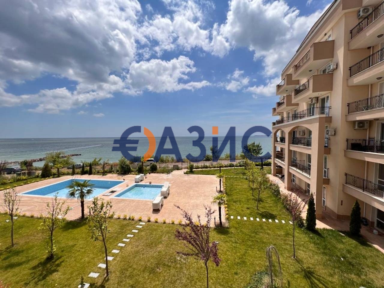 2 غرف نوم شقة في Sveti Vlas, Bulgaria رقم 813