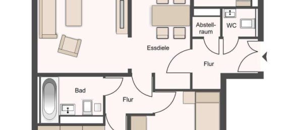 2 Schlafzimmer Wohnung in München, Germany, Nr. 196885 2