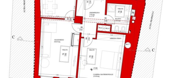 بناية في Borgo di Terzo, Italy 314متر مربع رقم 254547 5