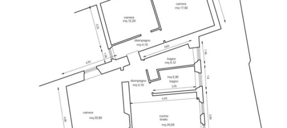 6 rooms Apartment in Prato, Italy No. 148780 24