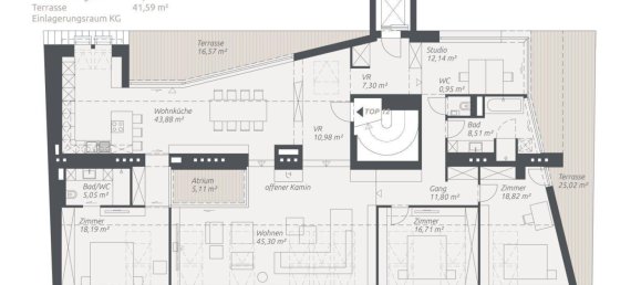 6 rooms Penthouse in Simmering, Austria No. 219090 15