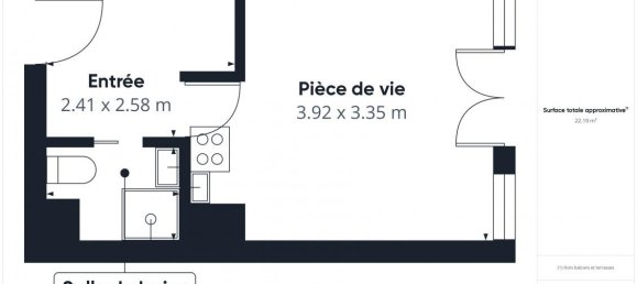 Квартира с 1 спальней в Париж, Франция № 165130 11