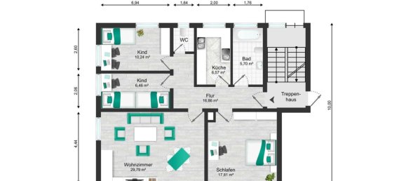 4-salle Appartement à Hameln-Pyrmont, Germany No. 359150 17