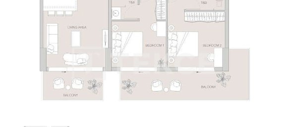 1 غرف نوم شقة في Jumeirah Village Triangle, UAE رقم 50486 25