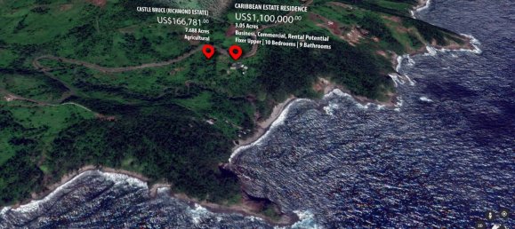 Земельный участок с 10 спальнями в Сент-Дейвид, Доминика № 54 19