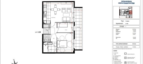 2 bedrooms Apartment in Le Touquet-Paris-Plage, France No. 232784 16