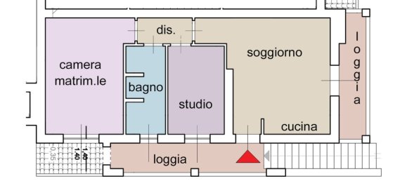 3 rooms Apartment in Calcinaia, Italy No. 49211 26