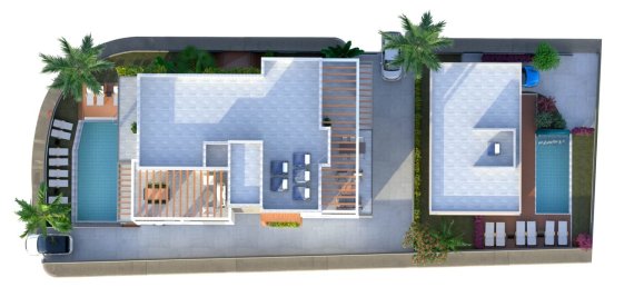 3 bedrooms Penthouse in Paphos, Cyprus No. 23792 3