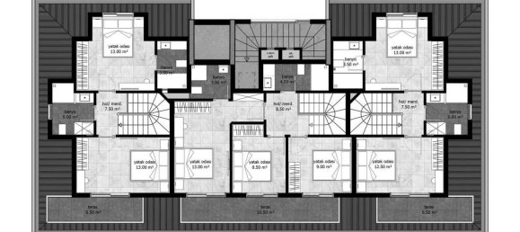 Квартира 2+1 в Авсаллар, Турция № 31357 15