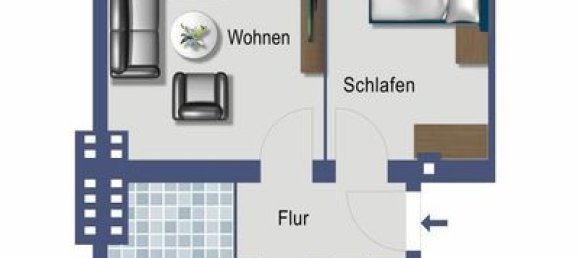 2 rooms Apartment in Reinickendorf, Germany No. 331472 2