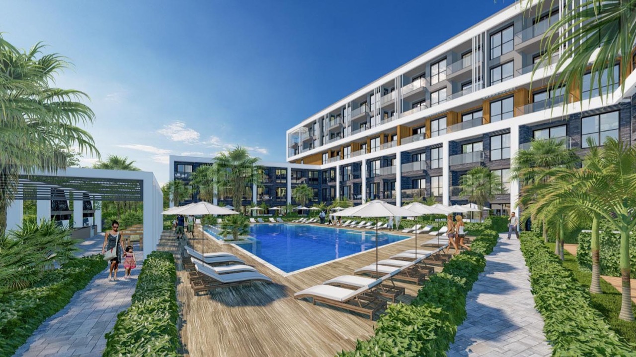Apartamento de 2+1 en Lara Port, Altintash, Turkey No. 35949