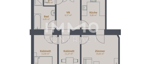 3 rooms Apartment in Rudolfsheim-Funfhaus, Austria No. 188440 2