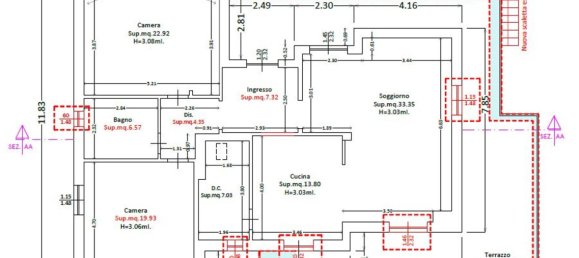 3-salle Appartement à Cingoli, Italy No. 301878 25