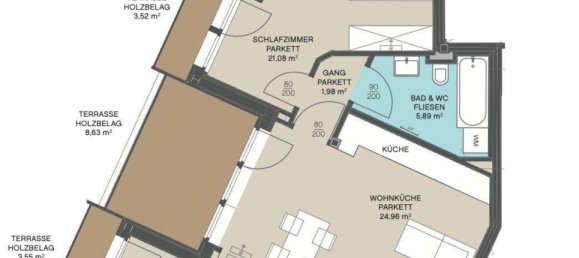 3 rooms Apartment in Penzing, Austria No. 175124 8