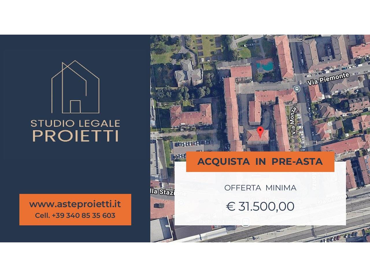 1 Schlafzimmer Wohnung in Pioltello, Italy, Nr. 305059