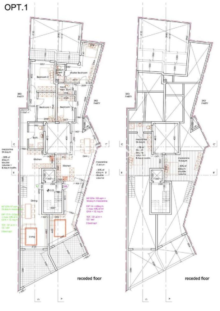 2 غرف نوم بانتهاوس في Birkirkara, Malta رقم 2156