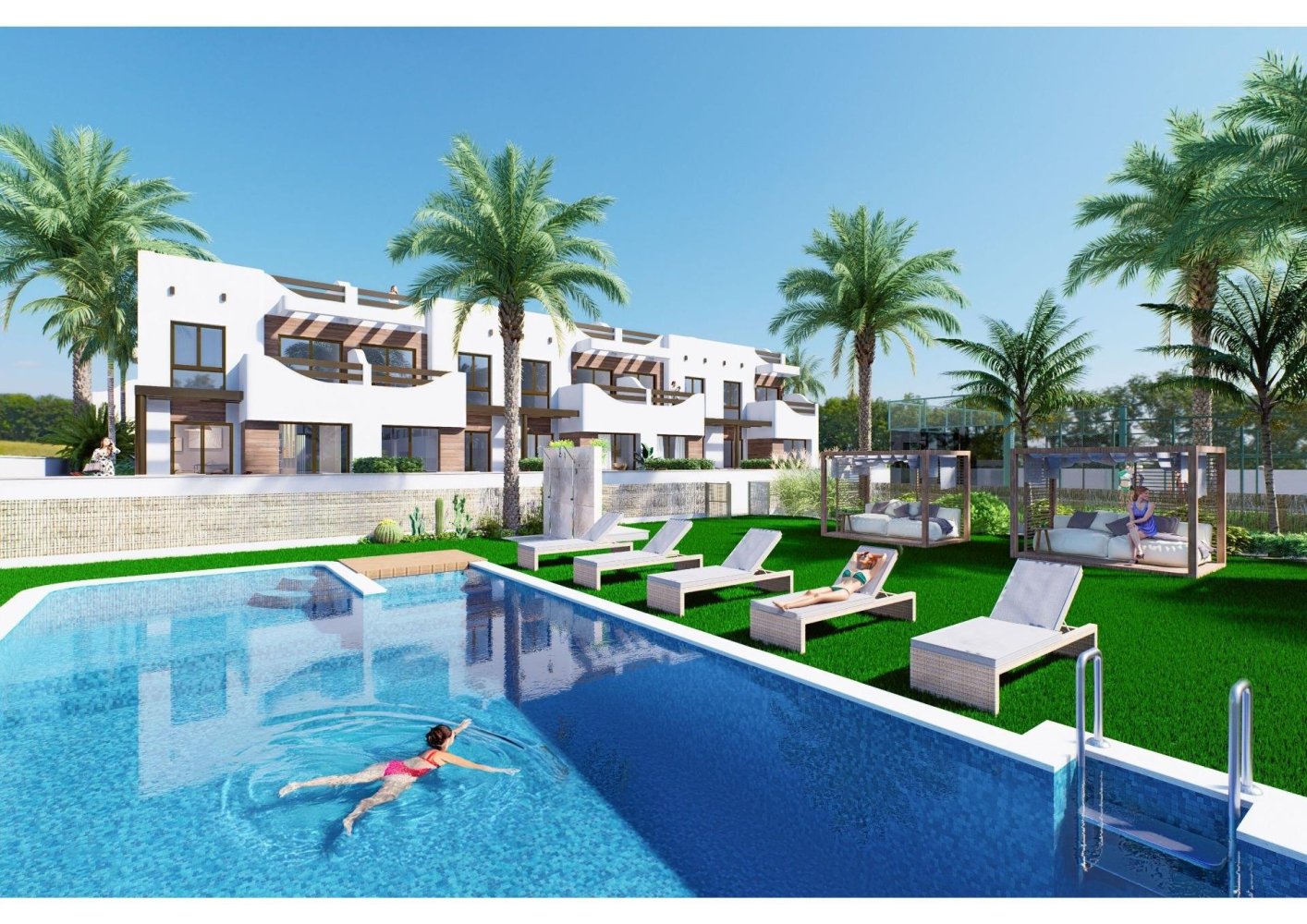 2 chambres bungalow à vendre à Pilar de la Horadada, Alicante, Valencian Community, Spain № 364867