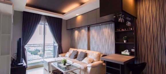 Кондоминиум  с 1 спальней в Хуай Кванг, Таиланд № 10273 3