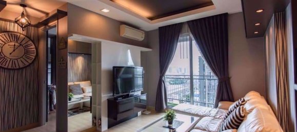 Кондоминиум  с 1 спальней в Хуай Кванг, Таиланд № 10273 2