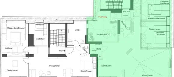 Пентхаус с 2 спальнями в Вайсензе, Германия № 108300 13