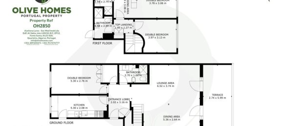 3 غرف نوم منزل ذو طابقين في Quarteira, Portugal رقم 119052 34