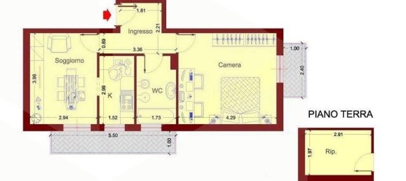 2 rooms Apartment in Bologna, Italy No. 18749 29