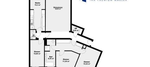 4 rooms Apartment in Dobling, Austria No. 228279 10