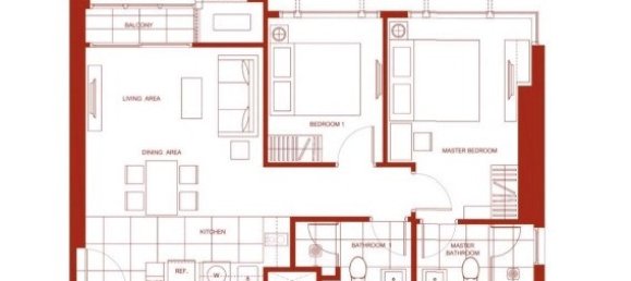 2 bedrooms Condo in Bangkok, Thailand No. 6401 12