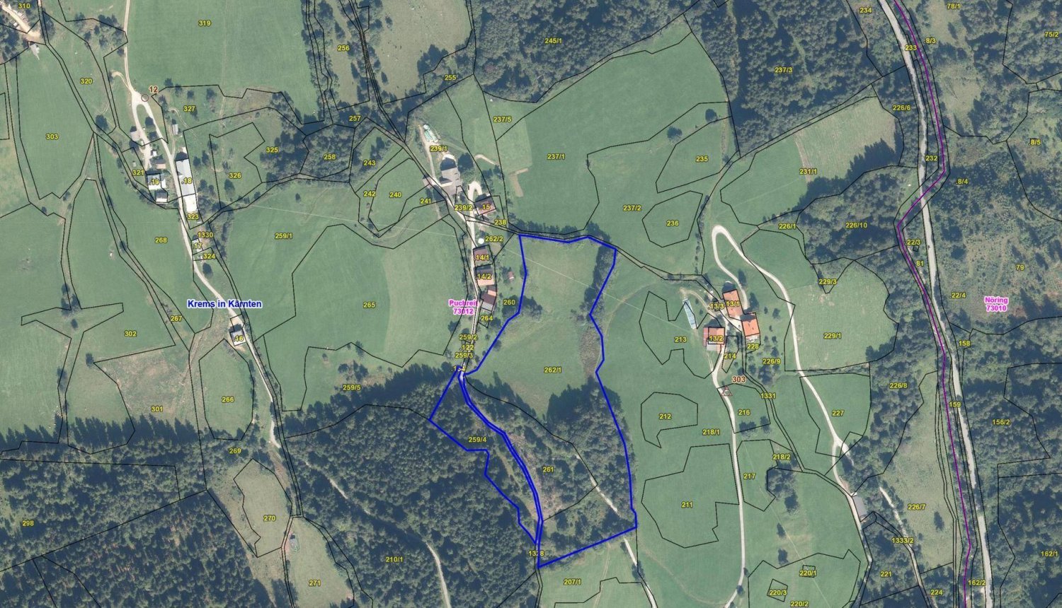 37394m² Land in Krems in Karnten, Austria No. 166837