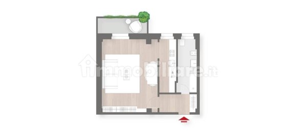 1 Schlafzimmer Wohnung in Milan, Italy, Nr. 271493 4