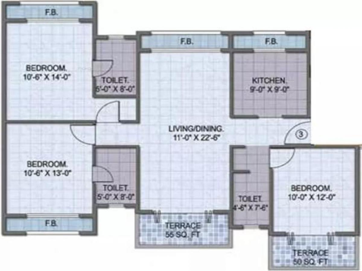 3 bedrooms House in Mumbai, India No. 57590