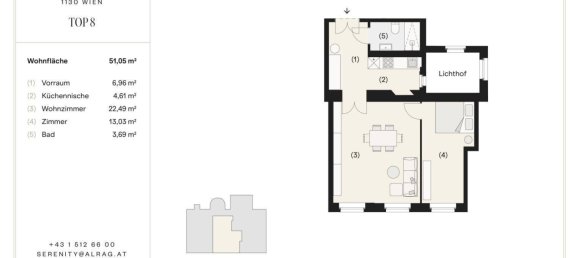 2-Zimmer Wohnung in Hietzing, Austria, Nr. 168323 26