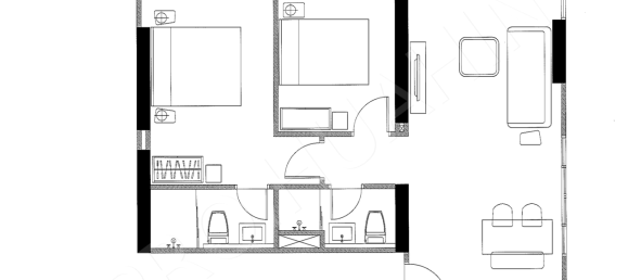 2 Schlafzimmer Wohnung in Hua Hin, Thailand, Nr. 165831 3