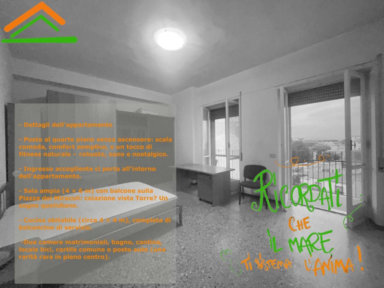 2 Schlafzimmer Wohnung in Pisa, Italy, Nr. 352011