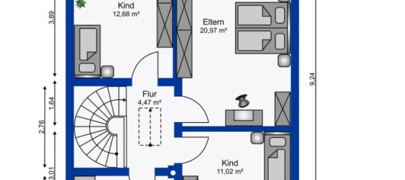 3 Schlafzimmer Stadthaus in Offenbach, Germany, Nr. 125823 26
