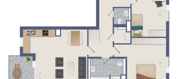 2 Schlafzimmer Wohnung in Hamburg-Nord, Germany, Nr. 365243 13