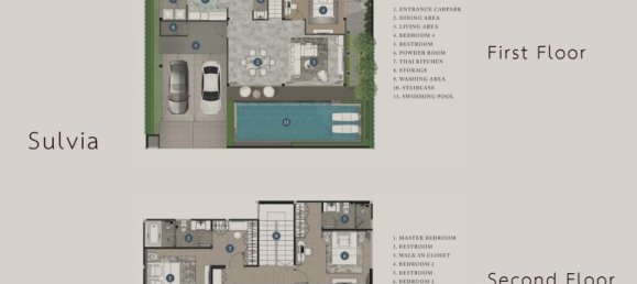 Moradia T4 em Pattaya, Thailand N.º 5164 29
