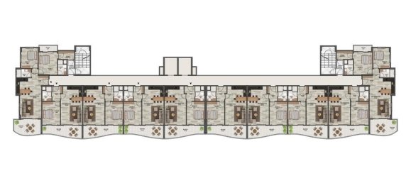 2 rooms Apartment in Mersin, Turkey No. 30087 13