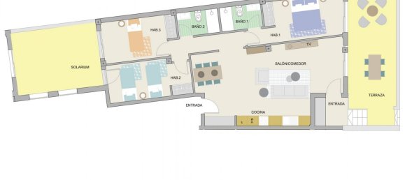 3 Schlafzimmer Wohnung in San Pedro del Pinatar, Spain, Nr. 7121 16