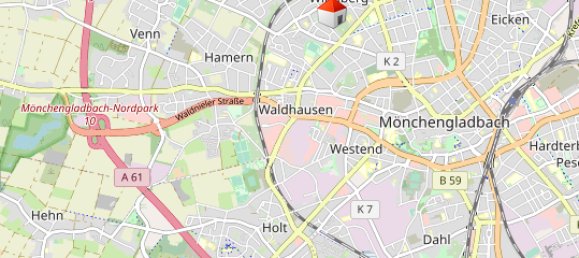 1 Schlafzimmer Wohnung in Mönchengladbach, Germany, Nr. 9401 9