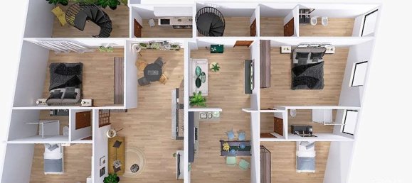 Дом с 3 комнатами в Кальяри, Италия № 276033 9