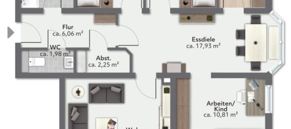 Квартира с 4 комнатами в Altotting, Германия № 276606 20