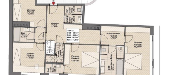 5 rooms Penthouse in Wieden, Austria No. 240961 36